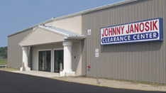 Johnny Janosik's large floor is home to a huge selection of furniure and bedding.